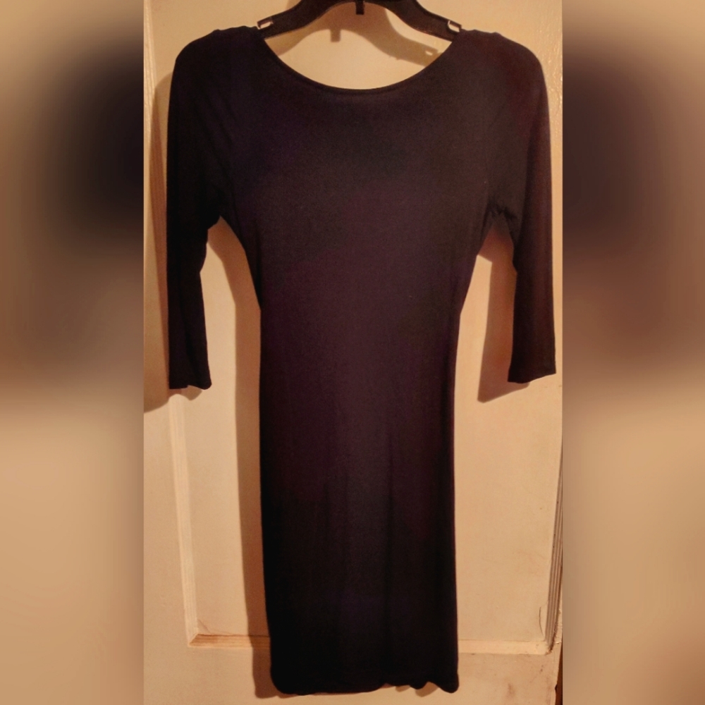 Lulus Black Body Con Size Dress